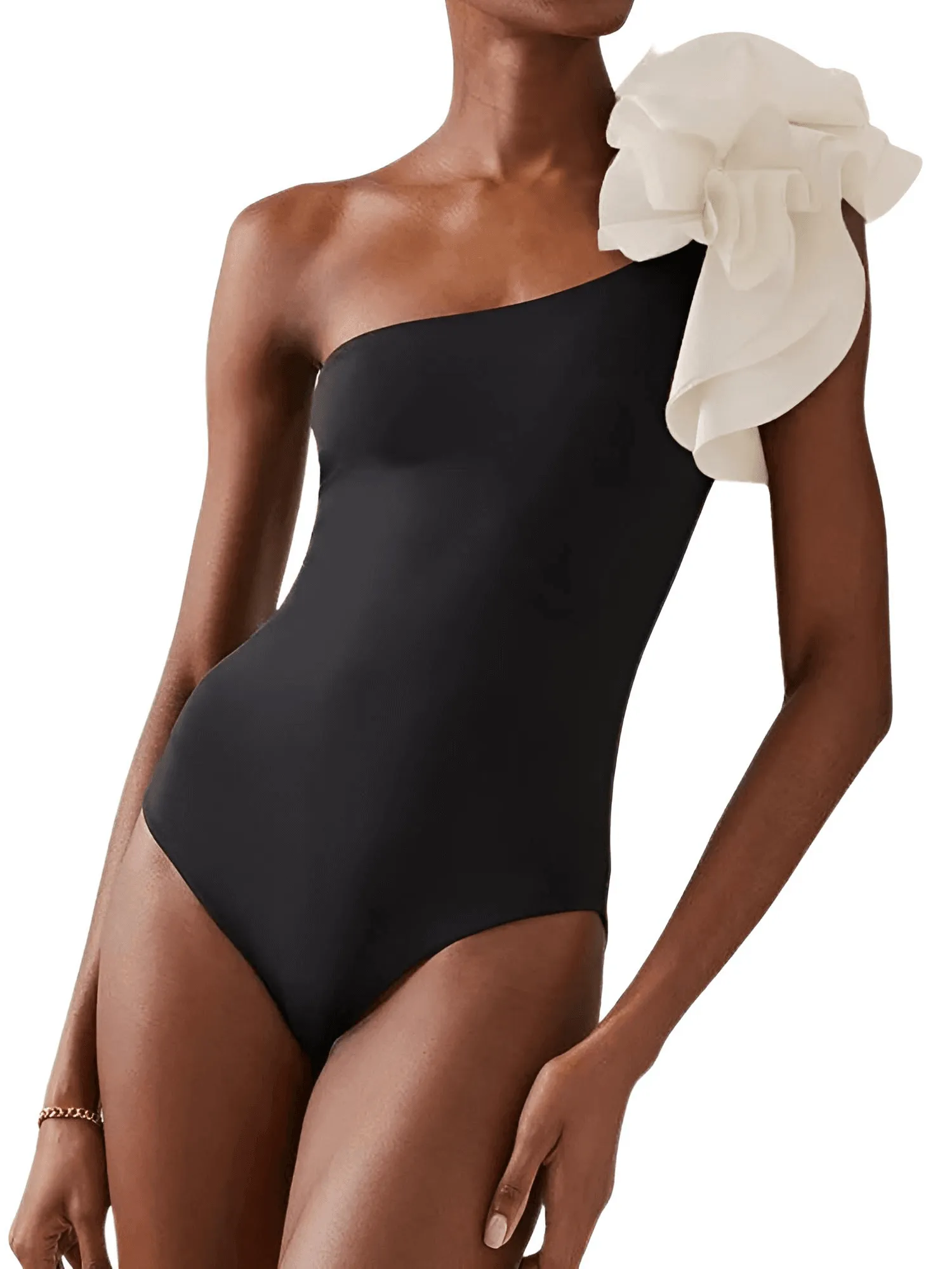2025 New Flower One Piece Swimsuit Luxury Women's Swimwear