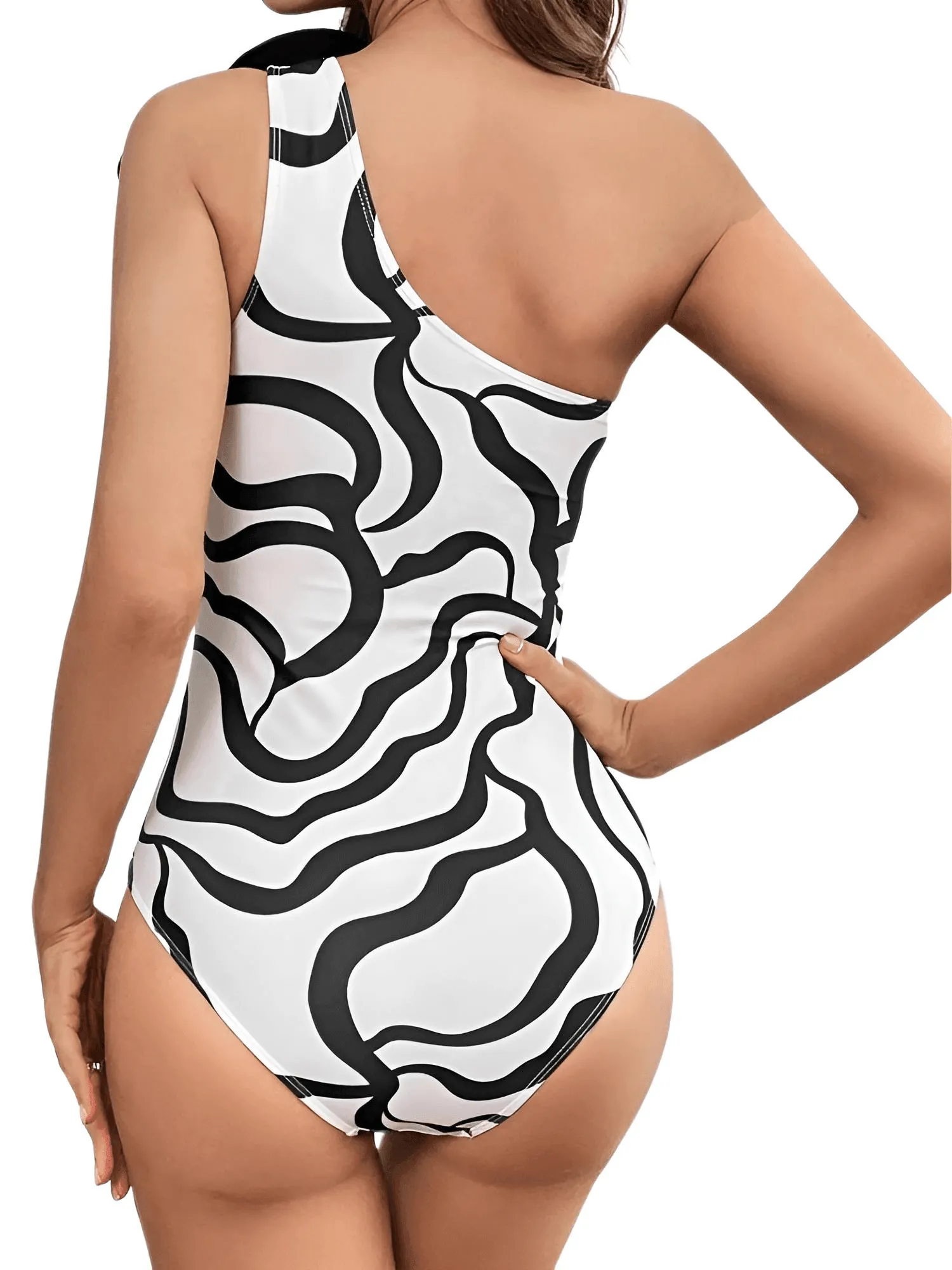 2025 New Flower One Piece Swimsuit Luxury Women's Swimwear