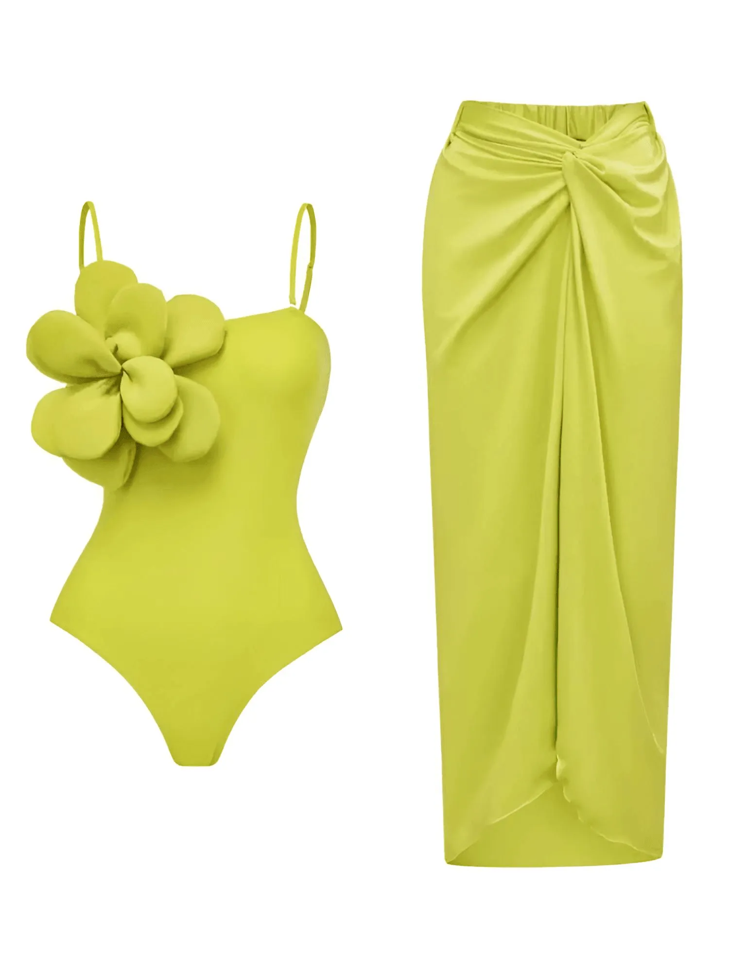2025 New Flower One Piece Swimsuit Luxury Women's Swimwear