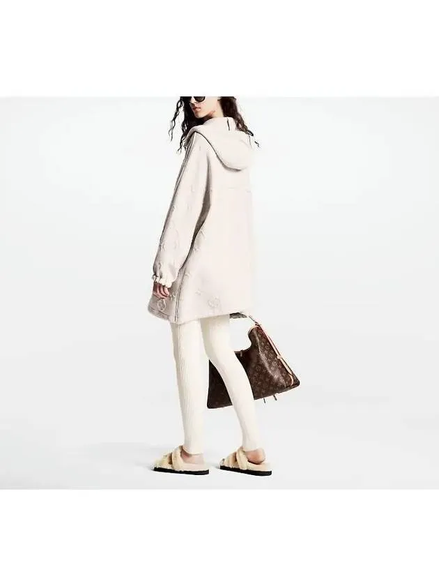 3D Monogram Hooded Jacket Light Beige 1AC0WQ