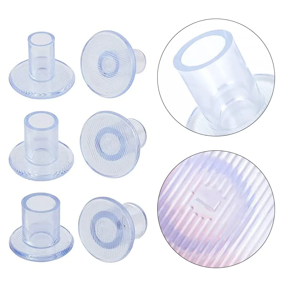 6 Pairs Clear Heel Protectors High Heel Cap High Heel Protectors for Daily Use Wedding Formal Occasions Protecting Shoe Heels