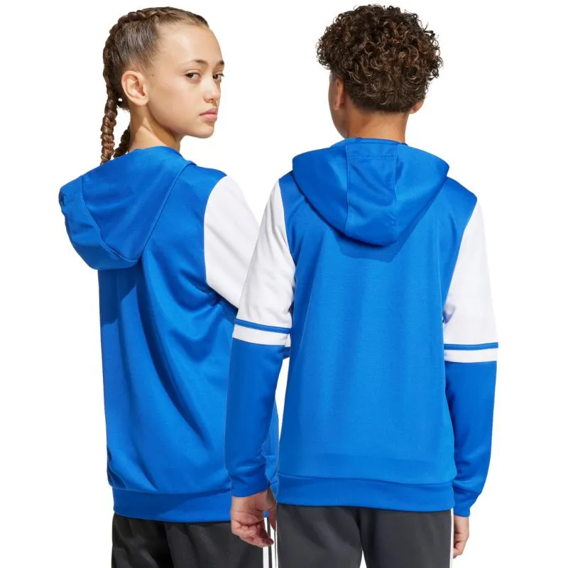 Adidas Kids' Squadra 25 Zip-Up Hoodie - Moisture-Wicking & Eco-Friendly Sweatshirt