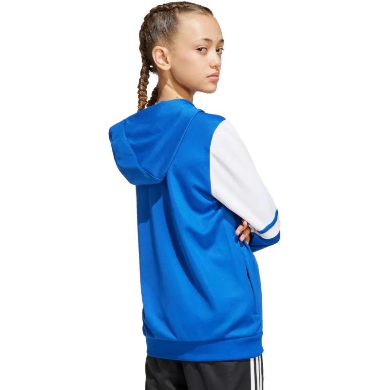 Adidas Kids' Squadra 25 Zip-Up Hoodie - Moisture-Wicking & Eco-Friendly Sweatshirt