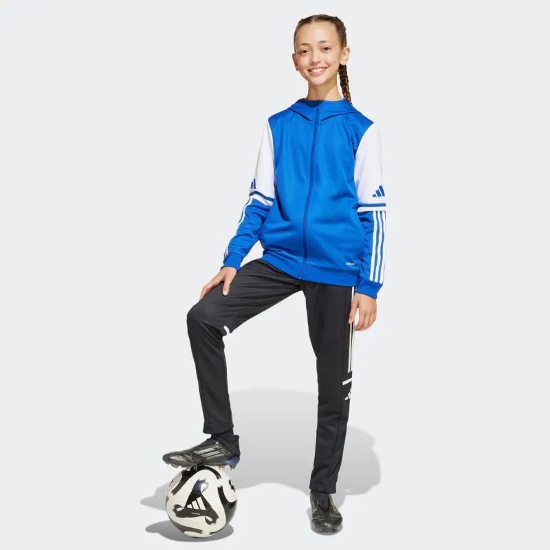 Adidas Kids' Squadra 25 Zip-Up Hoodie - Moisture-Wicking & Eco-Friendly Sweatshirt