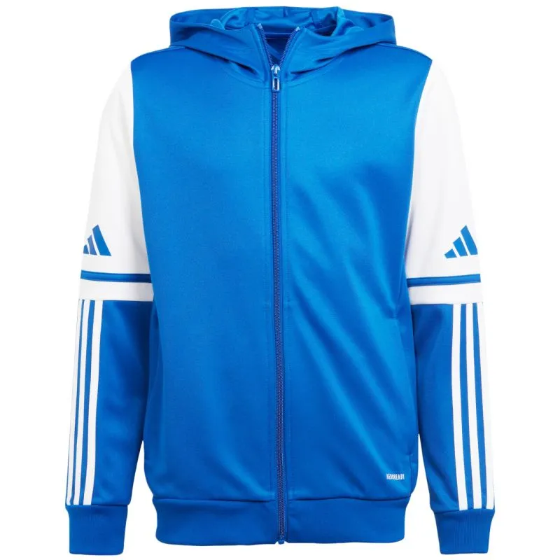 Adidas Kids' Squadra 25 Zip-Up Hoodie - Moisture-Wicking & Eco-Friendly Sweatshirt