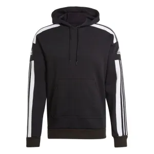 Adidas Men's Squadra 21 Black Hoodie - Moisture-Wicking & Eco-Friendly Design