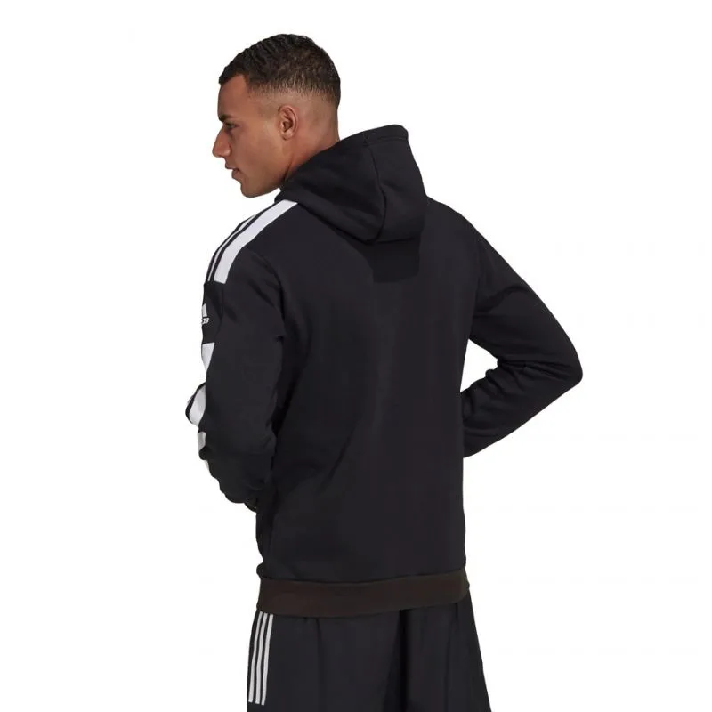 Adidas Men's Squadra 21 Black Hoodie - Moisture-Wicking & Eco-Friendly Design