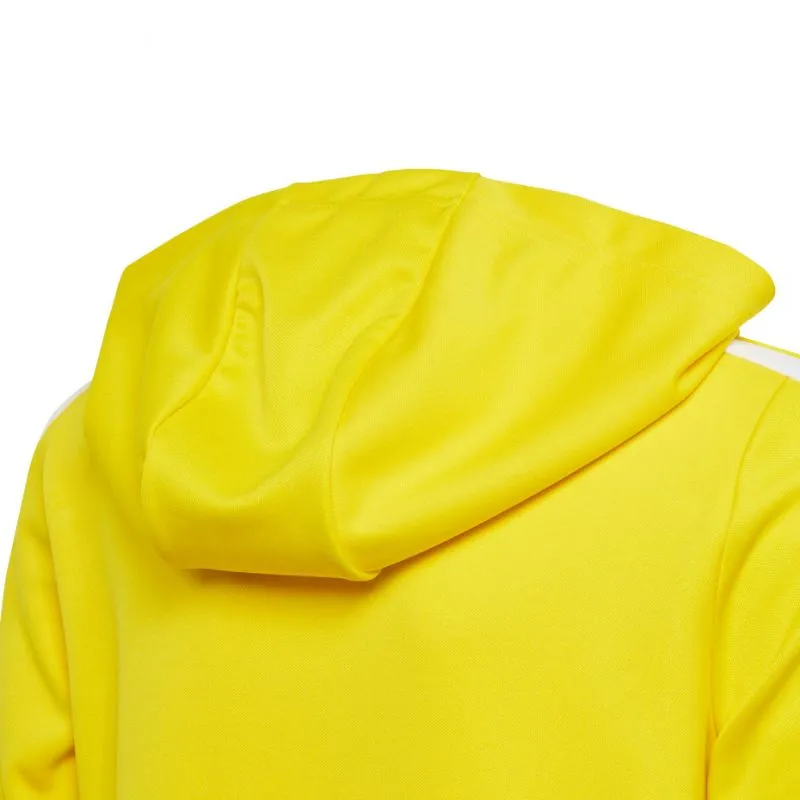 Adidas Youth Squadra 21 Moisture-Wicking Yellow Hoody - Eco-Friendly Design