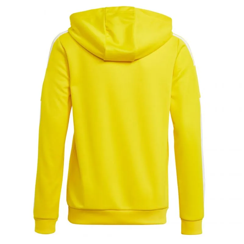 Adidas Youth Squadra 21 Moisture-Wicking Yellow Hoody - Eco-Friendly Design