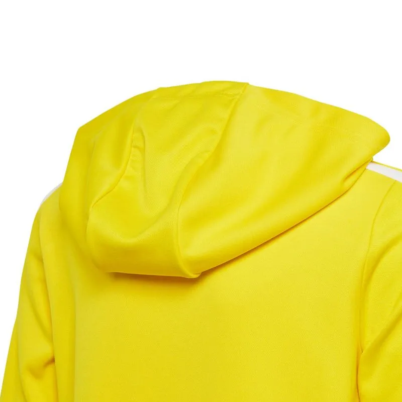 Adidas Youth Squadra 21 Moisture-Wicking Yellow Hoody - Eco-Friendly Design