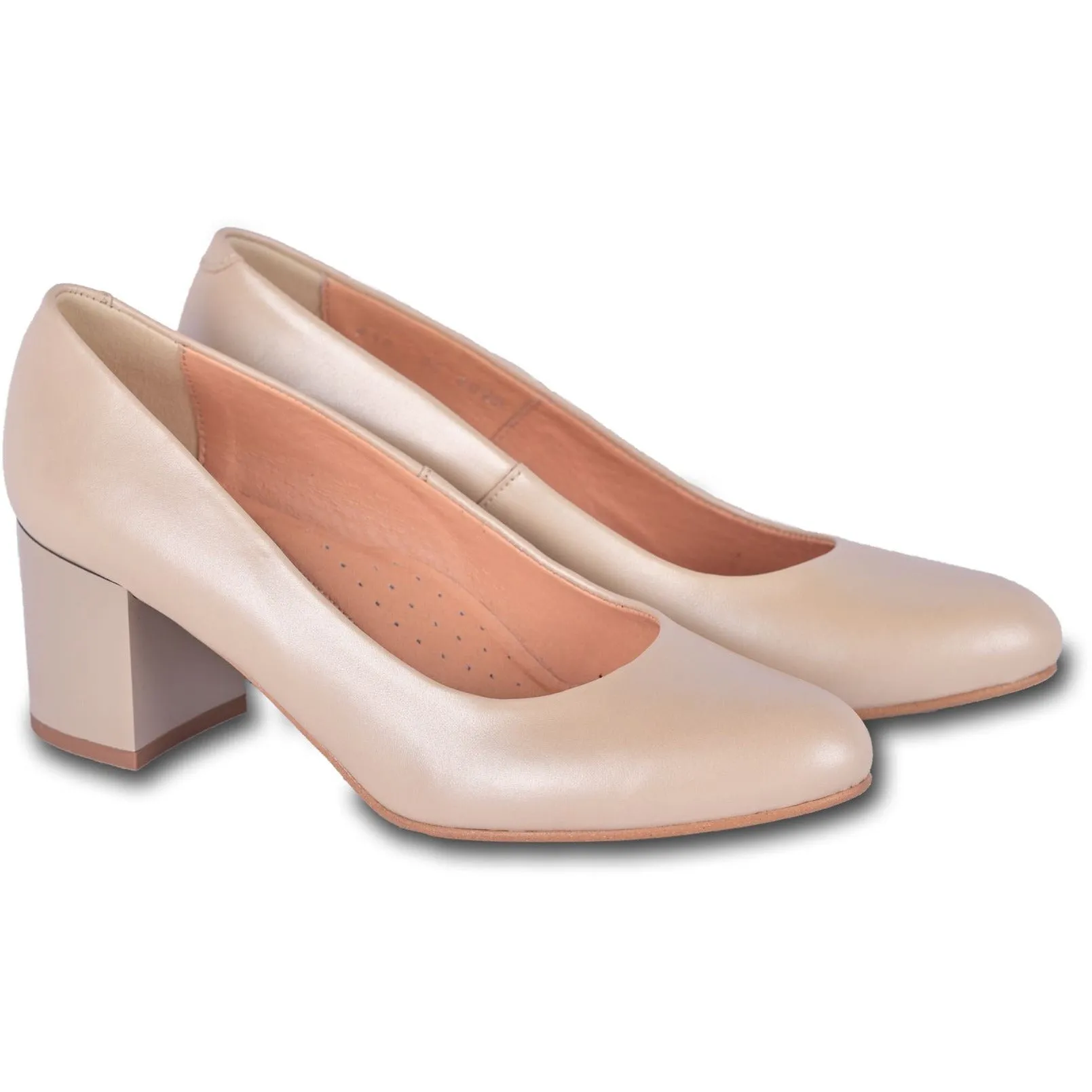 ARCHIE beige women heel pump shoes