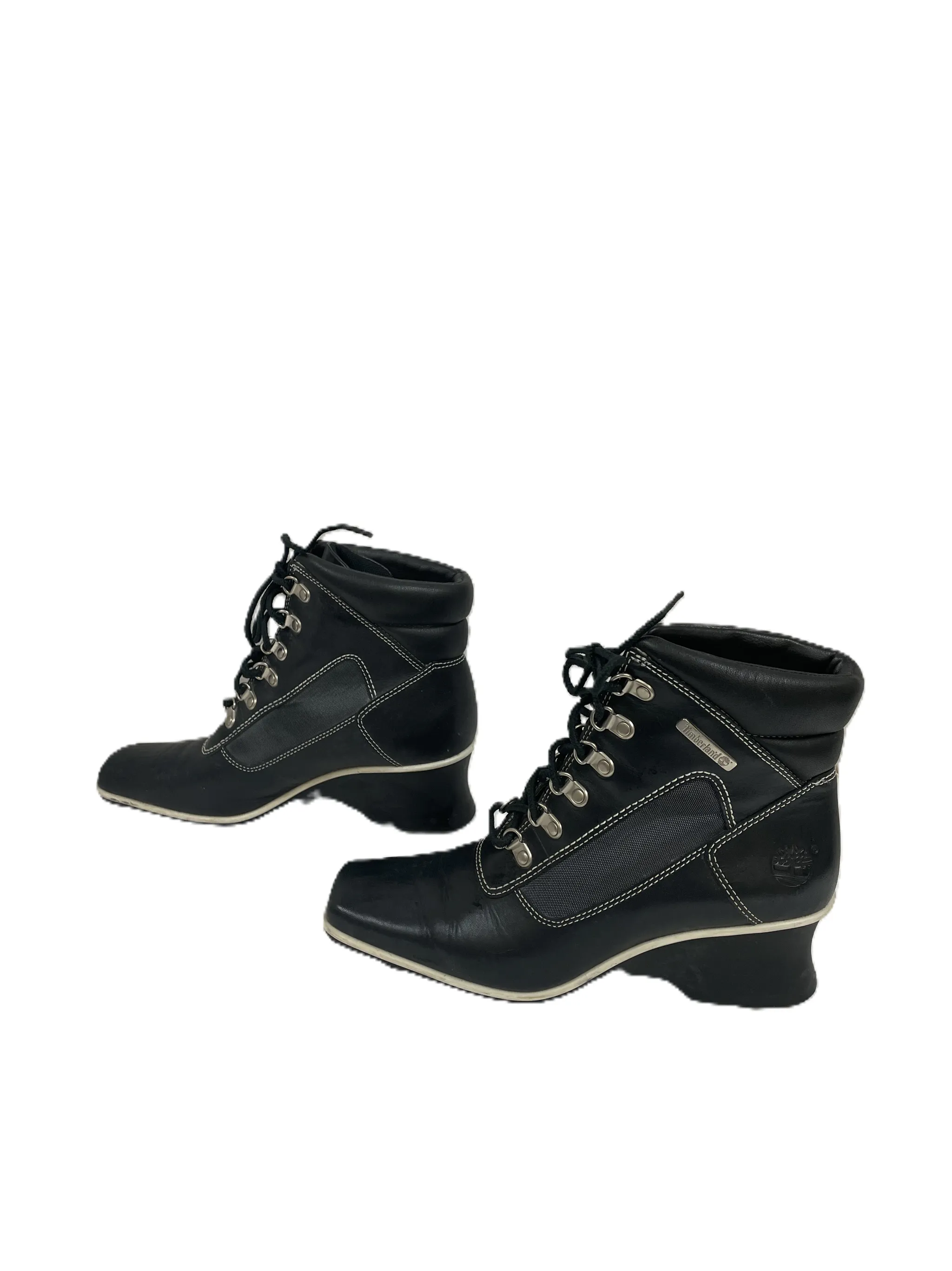 Boots Ankle Heels By Timberland In Black, Size: 8.5