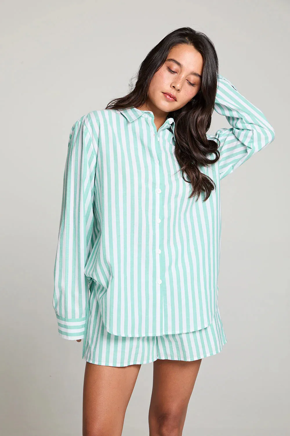 CHA Durango Aloe Stripe Shorts