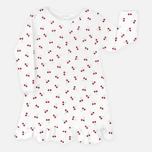 Cherries Printed Dress | Girl