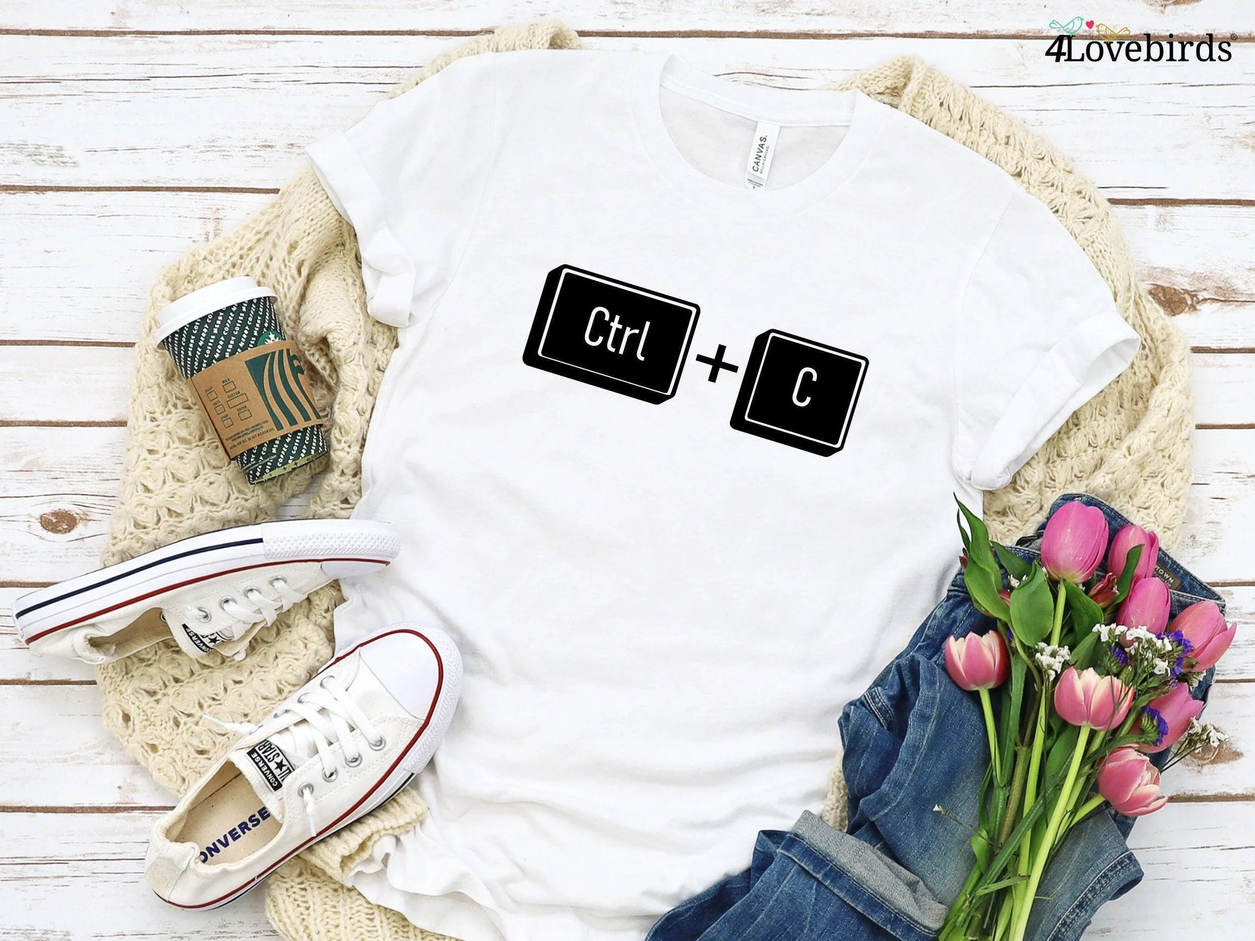 Control C and Control V Copy Paste Matching Father and Child Shirts - Daddy, Mommy & Me