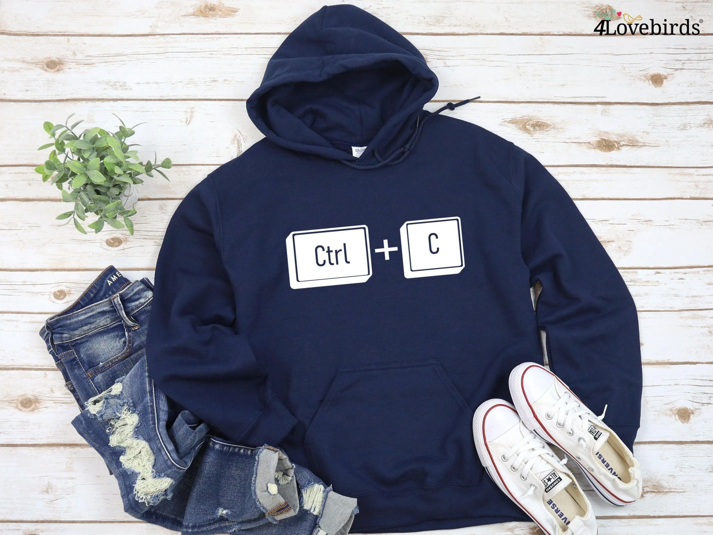 Control C and Control V Copy Paste Matching Father and Child Shirts - Daddy, Mommy & Me