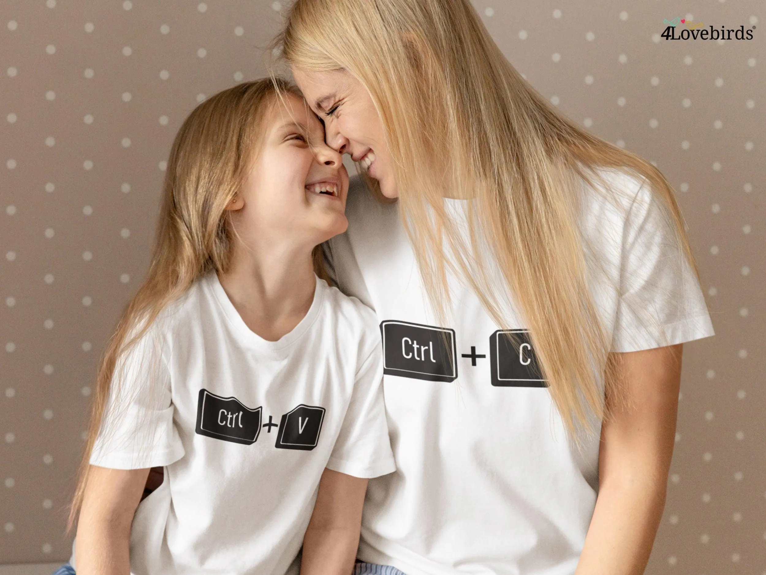 Control C and Control V Copy Paste Matching Father and Child Shirts - Daddy, Mommy & Me