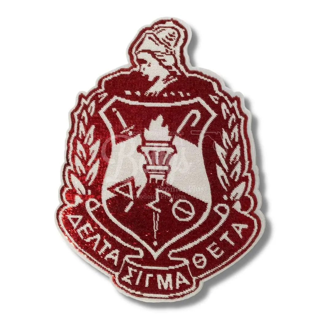 Delta Sigma Theta ΔΣΘ Sequin Embroidery Patch