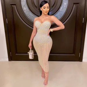 Diamond Process Party Dress