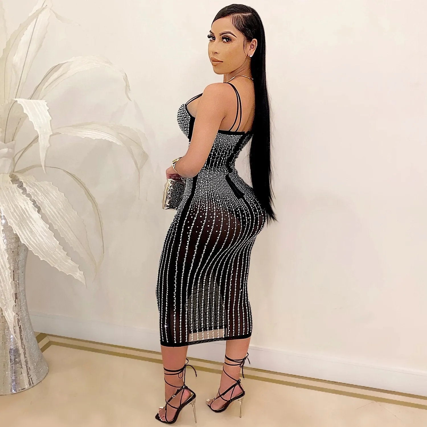 Diamond Process Party Dress