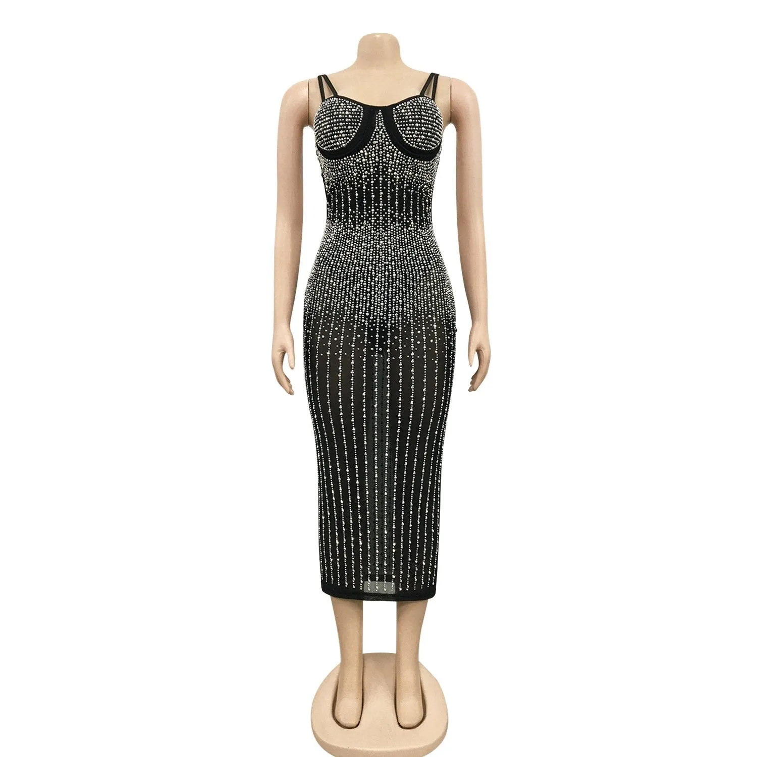 Diamond Process Party Dress