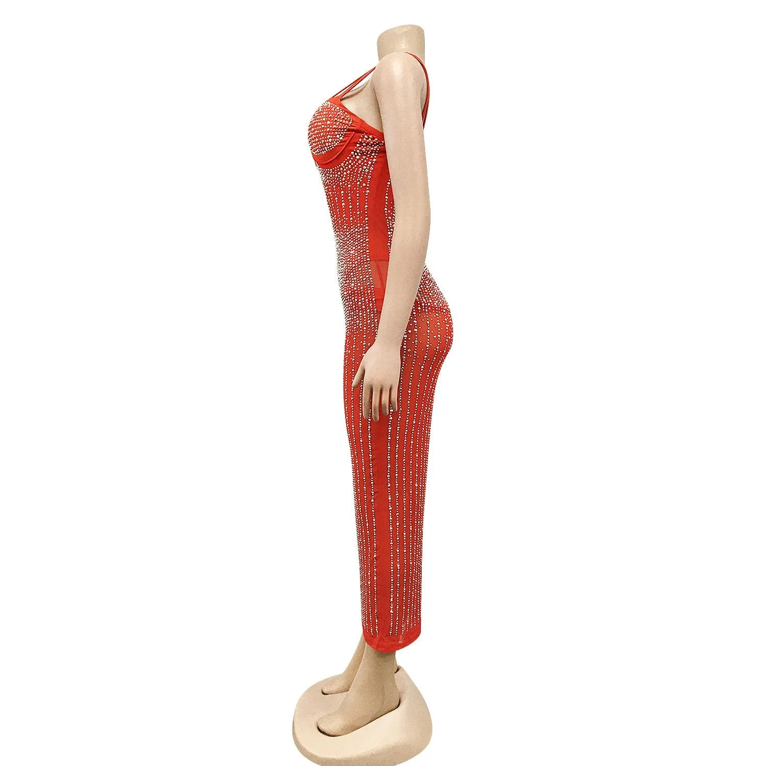 Diamond Process Party Dress