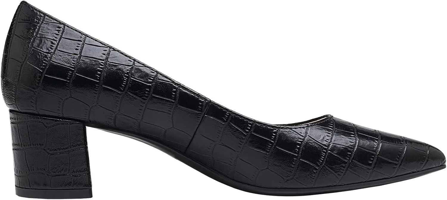 DREAM PAIRS Womens Chunky Low Block Heels Closed Toe Dress Pumps Shoes