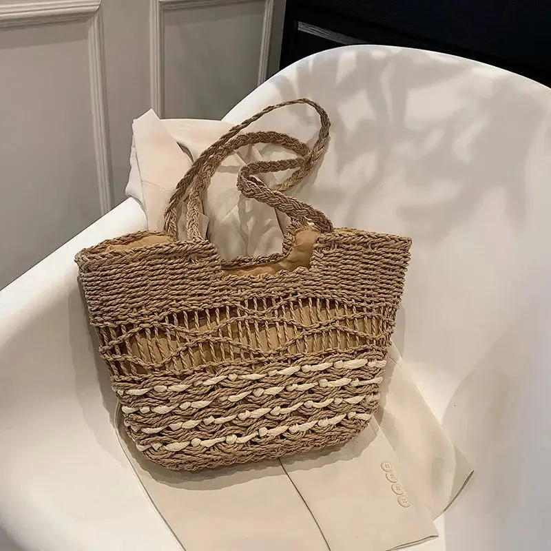 Fashion all match Woven Shoulder Bag