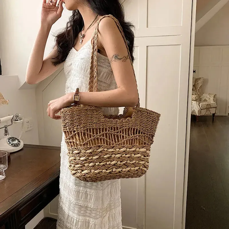 Fashion all match Woven Shoulder Bag