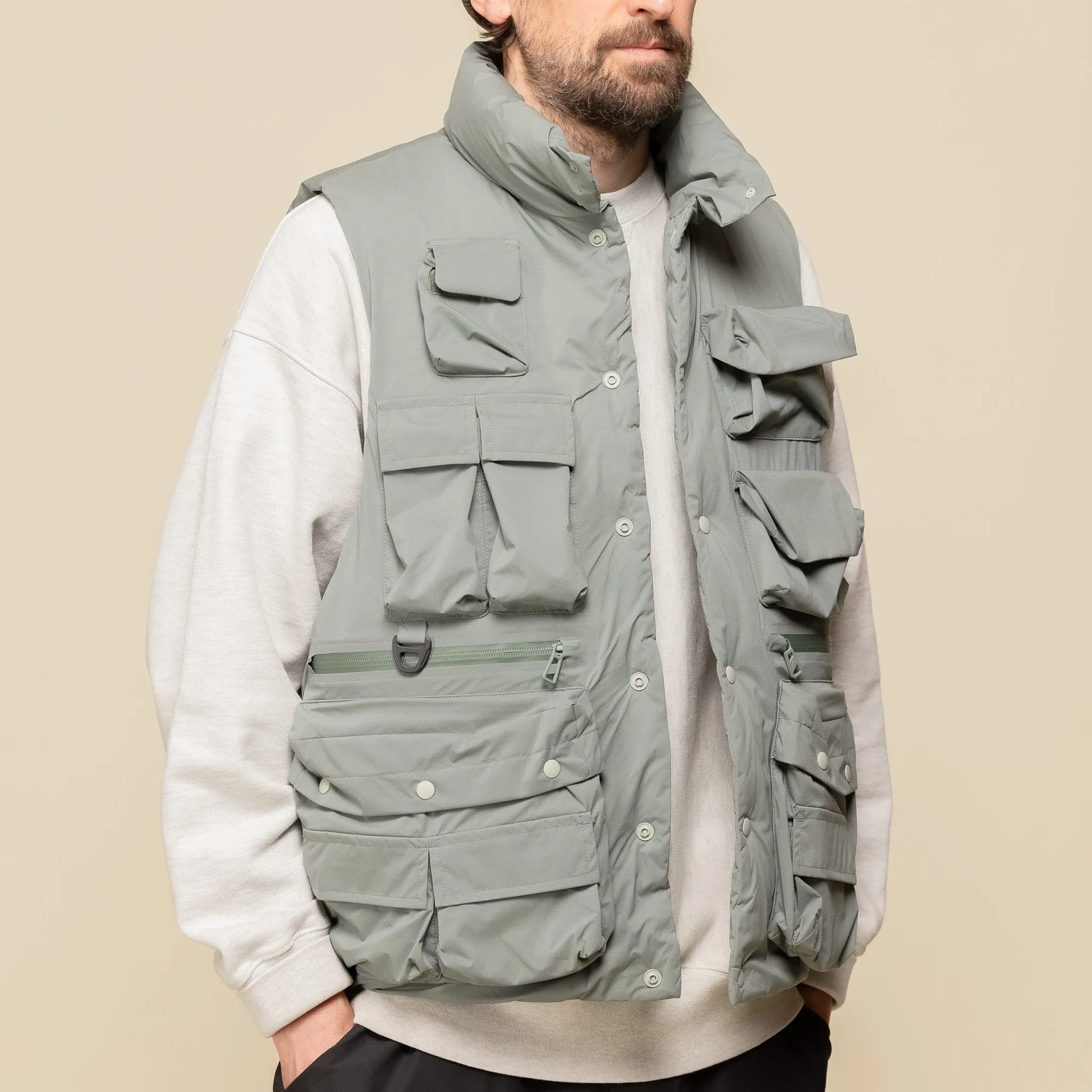 F/CE - Pertex Waterproof Down Vest - Foliage Green