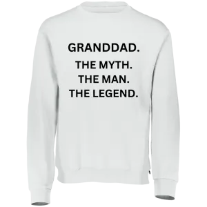 Granddad the Myth 698HBM Dri-Power Fleece Crewneck Sweatshirt