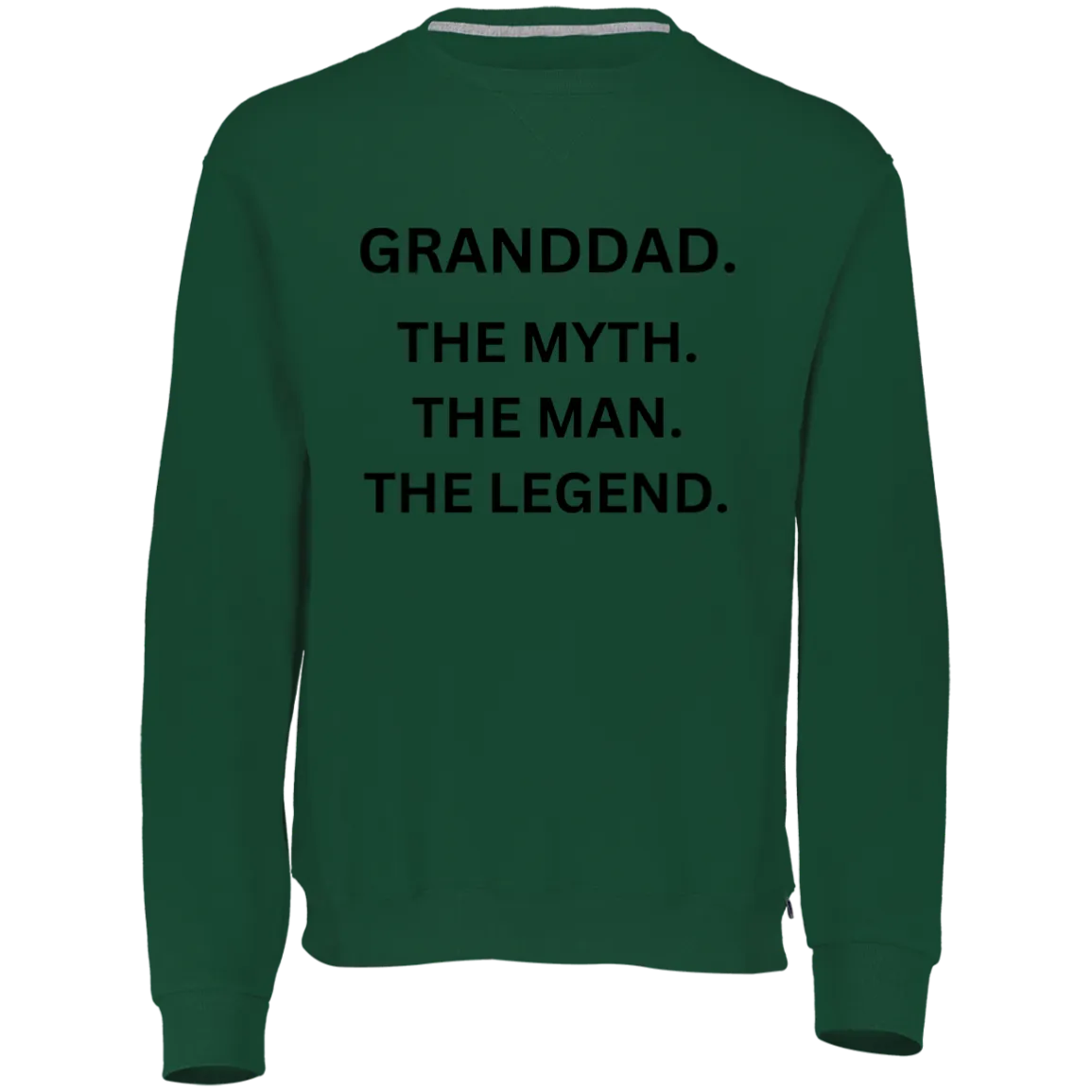 Granddad the Myth 698HBM Dri-Power Fleece Crewneck Sweatshirt