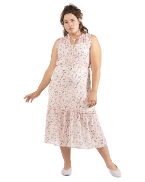 Jayne Tiered Dress | Pink / Lilac