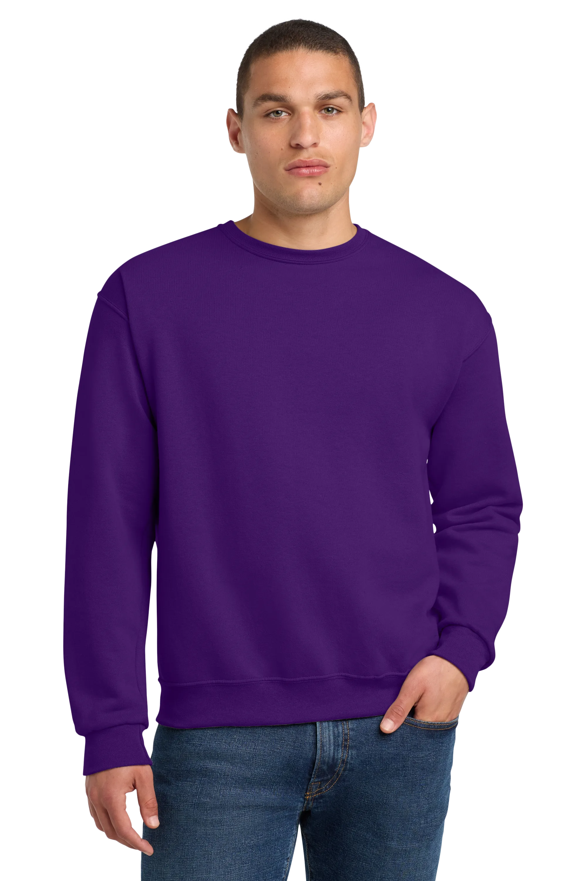 Jerzees® - NuBlend® Crewneck Sweatshirt - Deep Purple