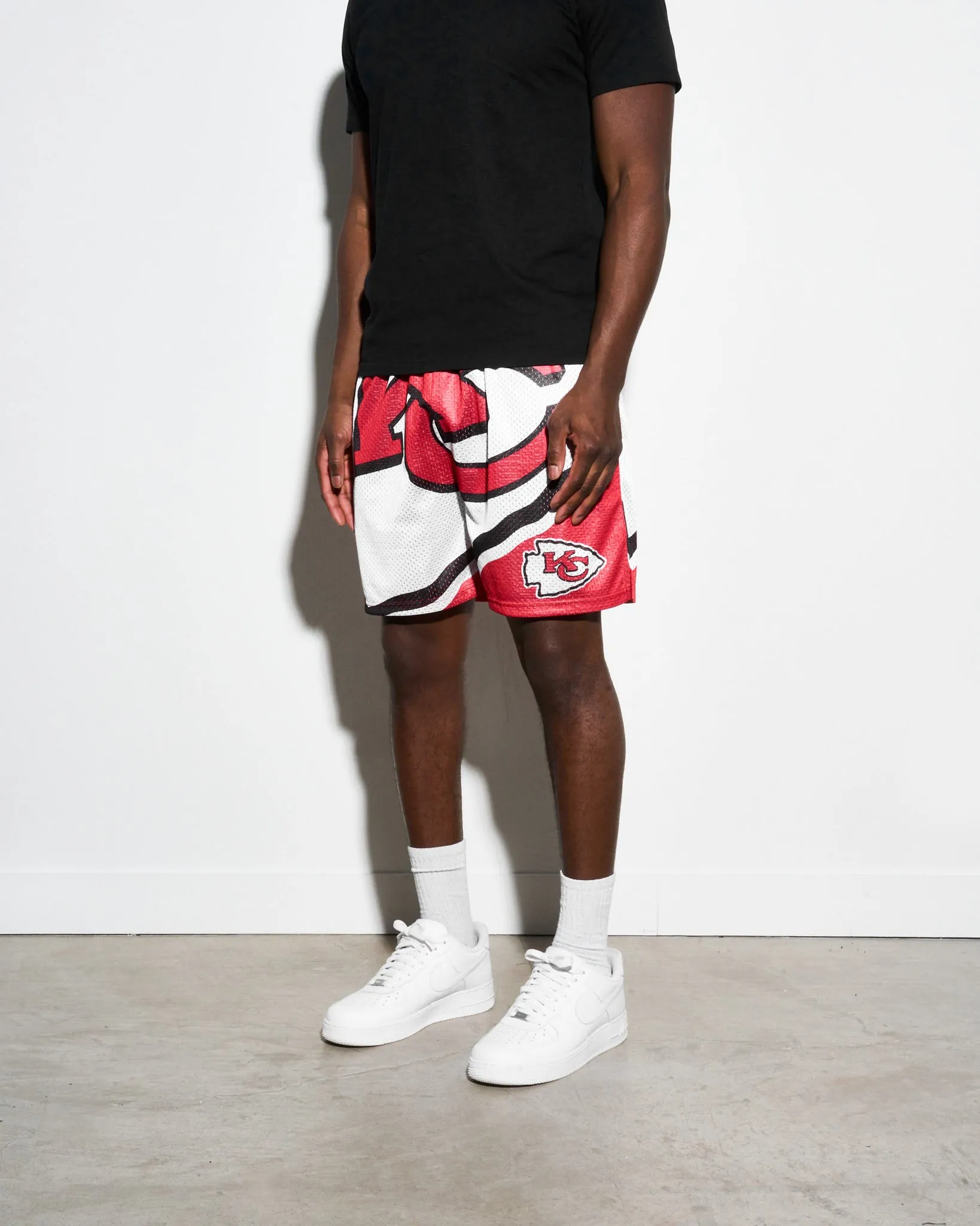 Kansas City Chiefs Big Logo Retro Shorts