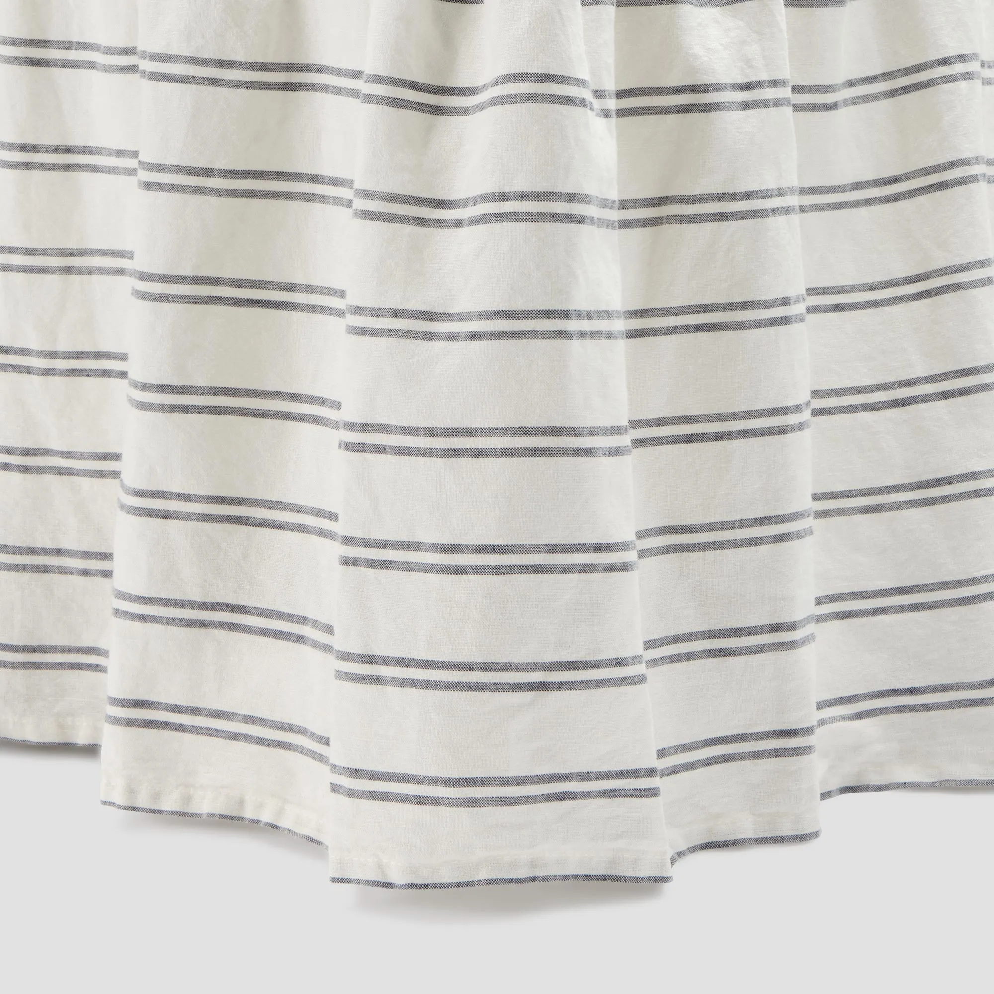 Kemptown Stripe Linen Blend Bed Skirt