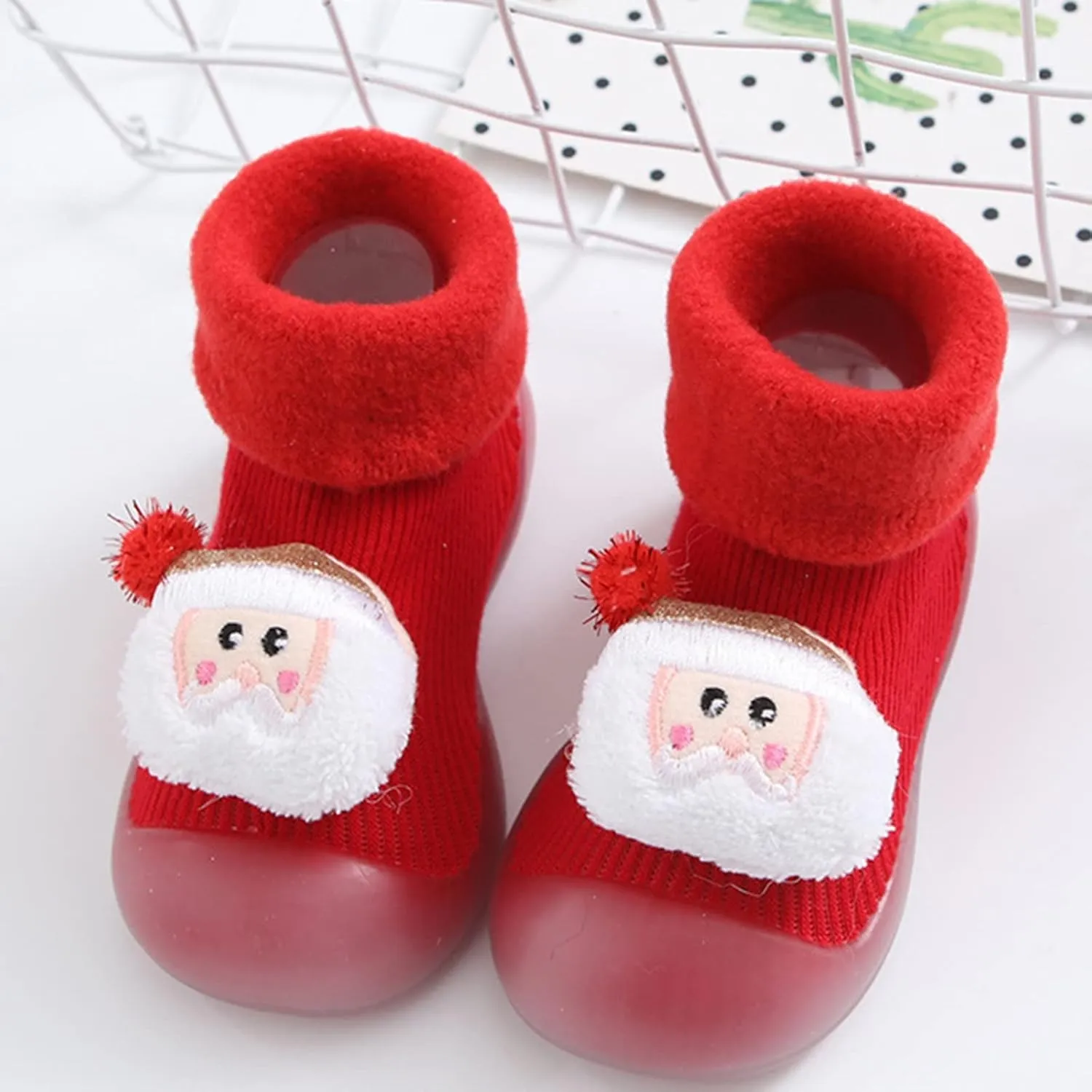 Kids Shoes Girls,Baby Walking Shoes Sock Shoes Non-Slip Prewalker Shoes Soft Indoor Kawaii Shoes 0-4 Years