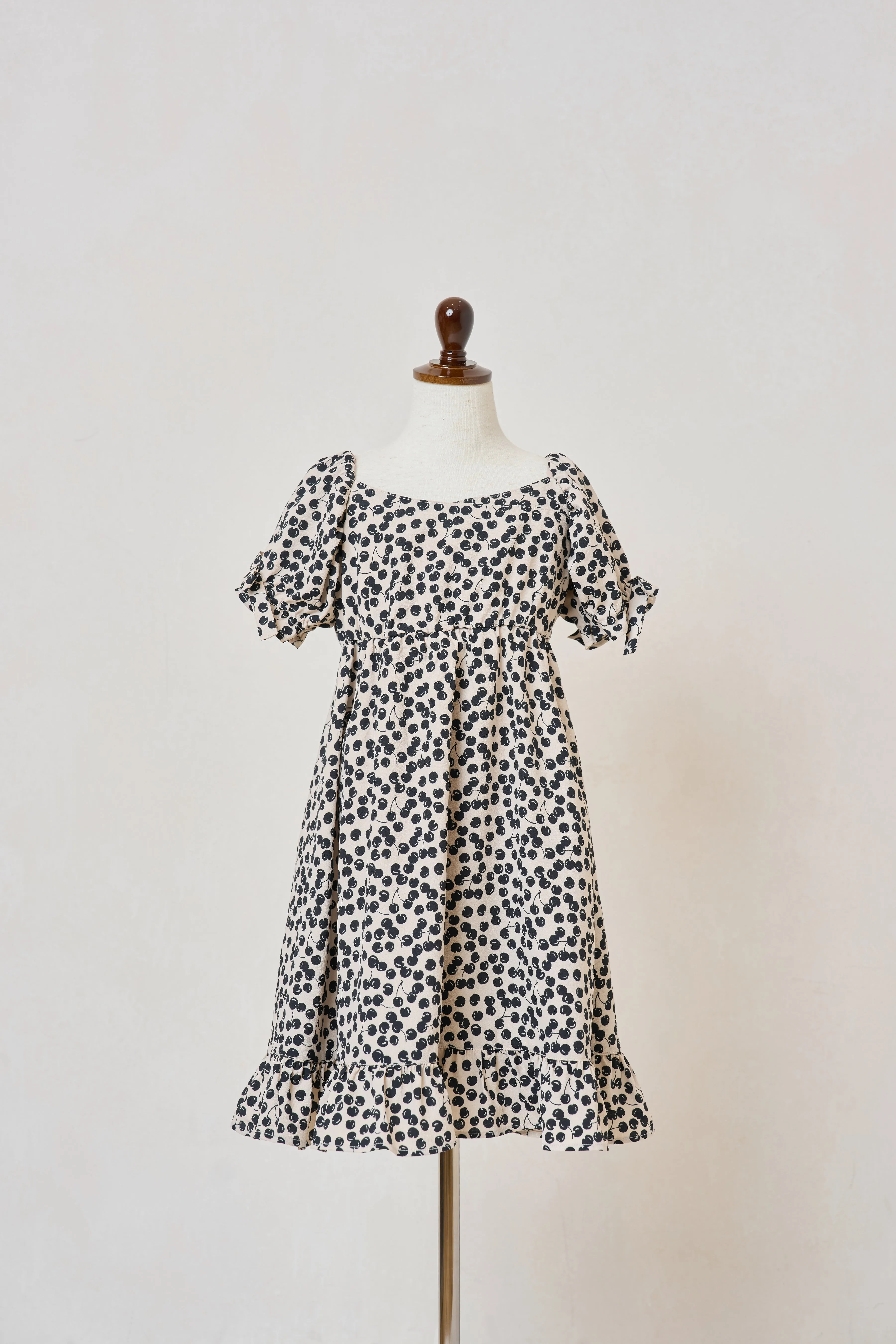 【Kids】Baby Cherry Pattern One-Piece