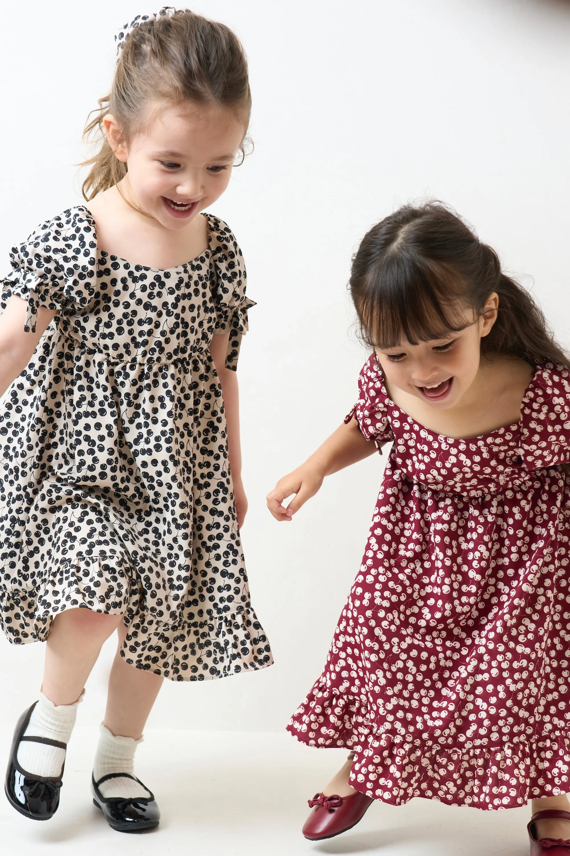 【Kids】Baby Cherry Pattern One-Piece