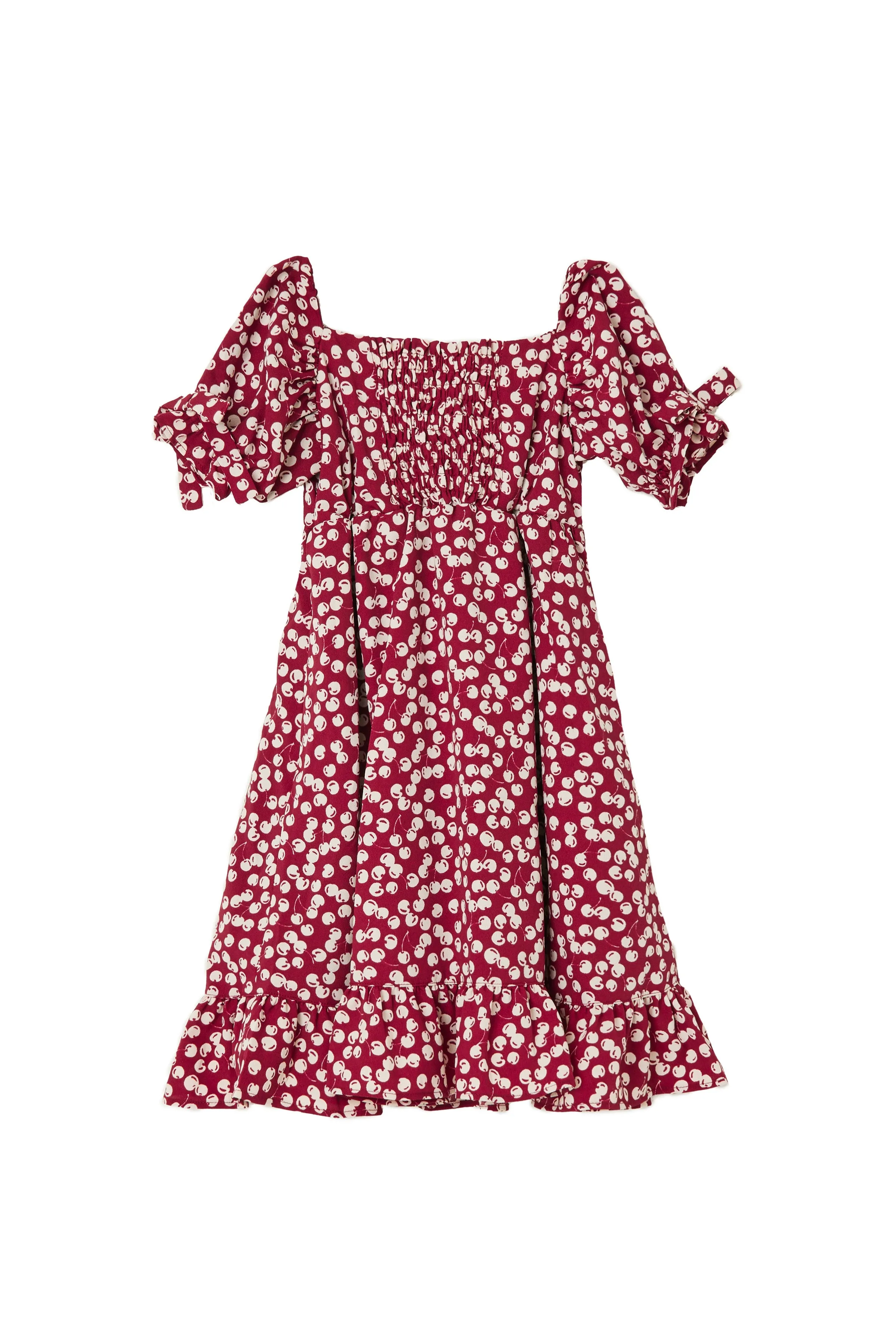 【Kids】Baby Cherry Pattern One-Piece