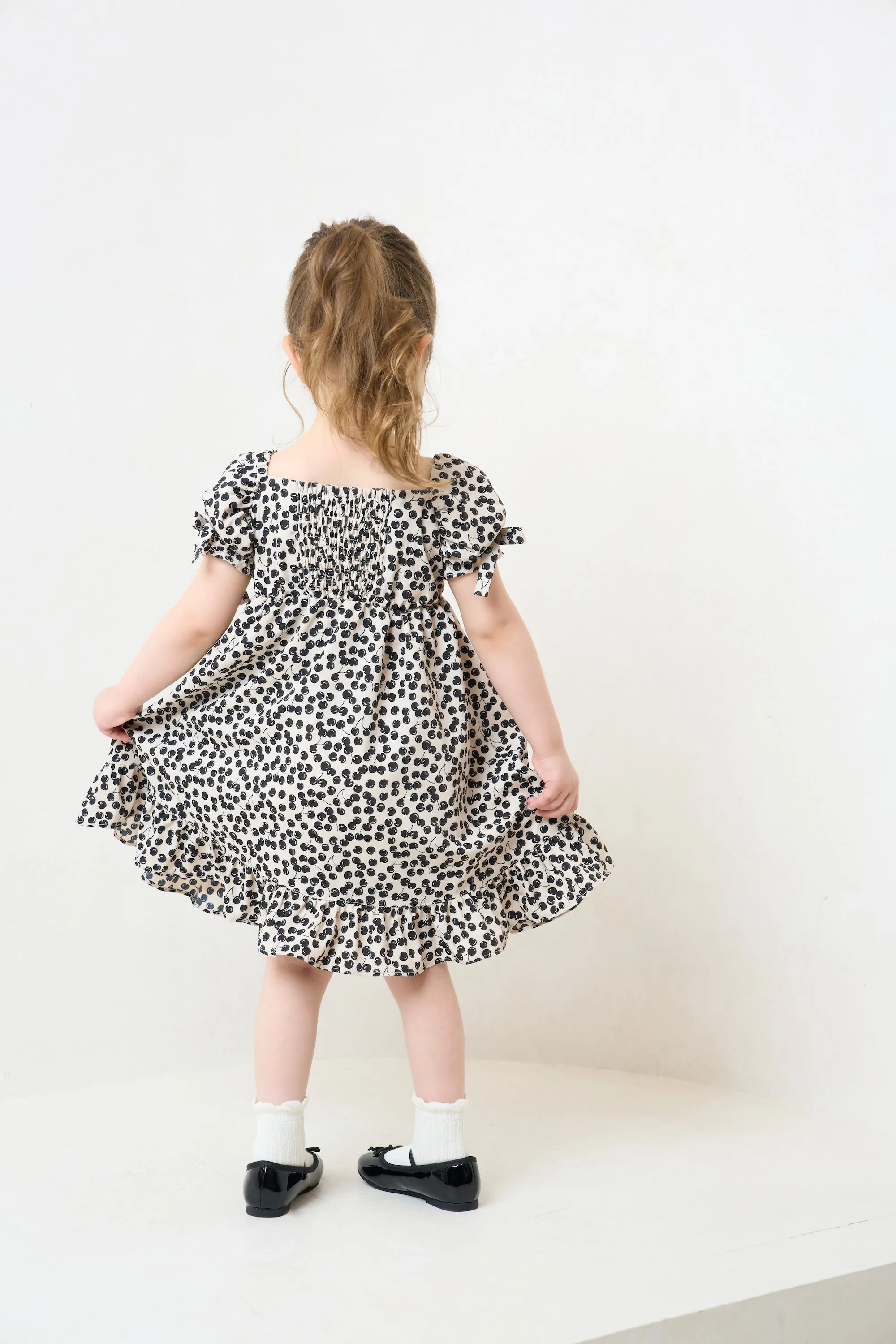 【Kids】Baby Cherry Pattern One-Piece