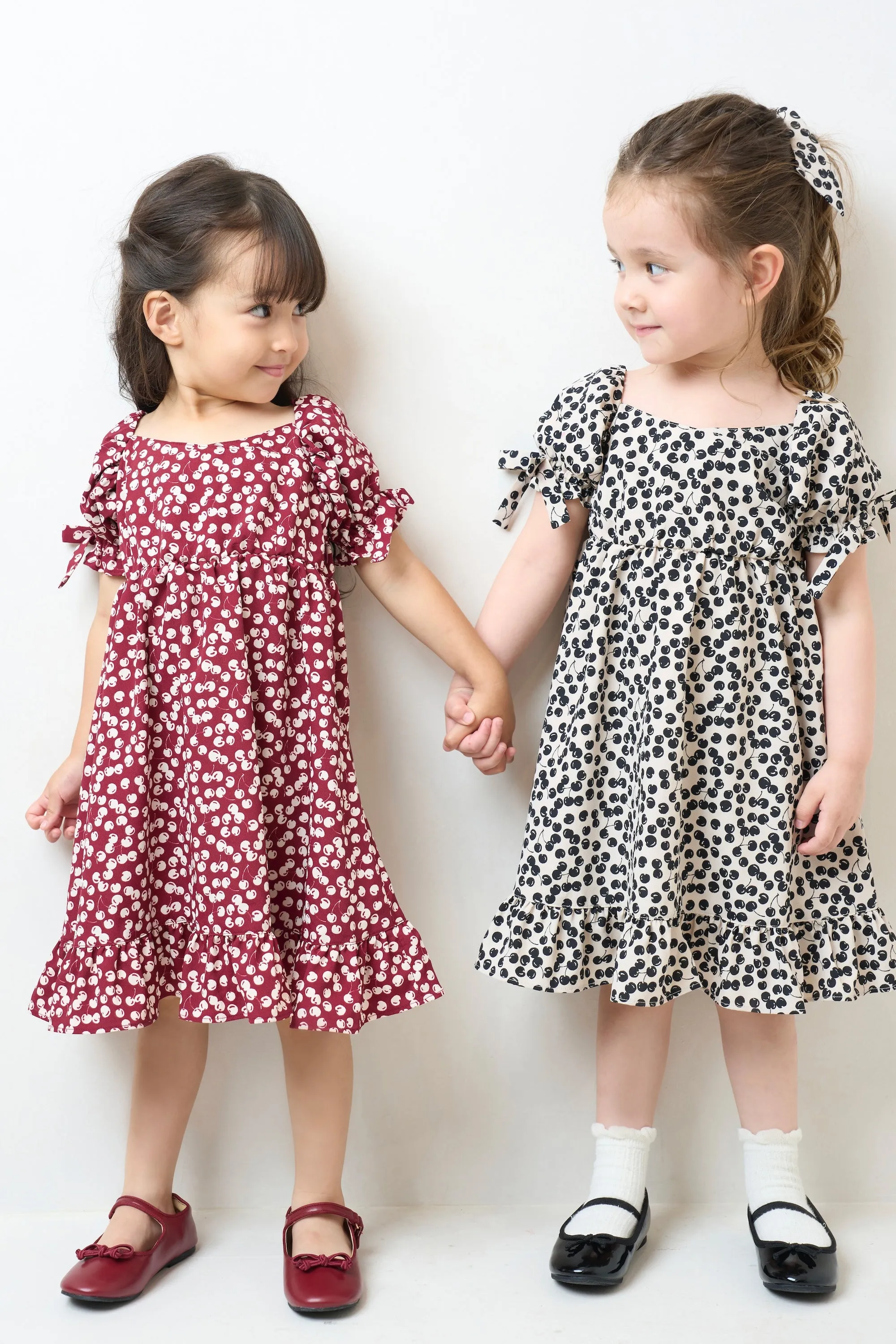 【Kids】Baby Cherry Pattern One-Piece