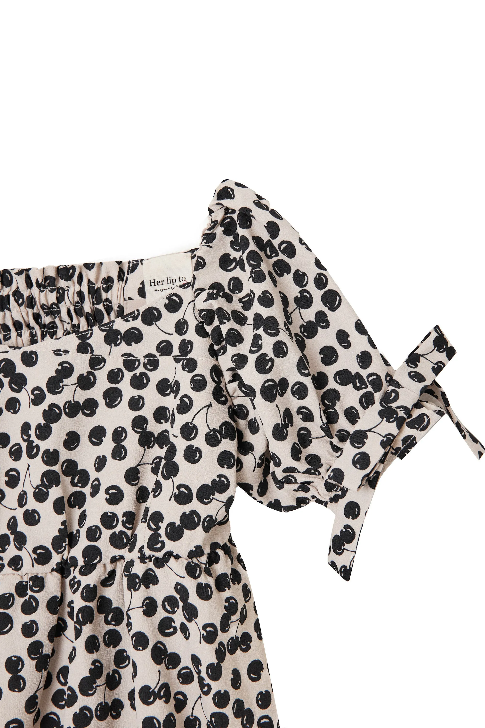 【Kids】Baby Cherry Pattern One-Piece