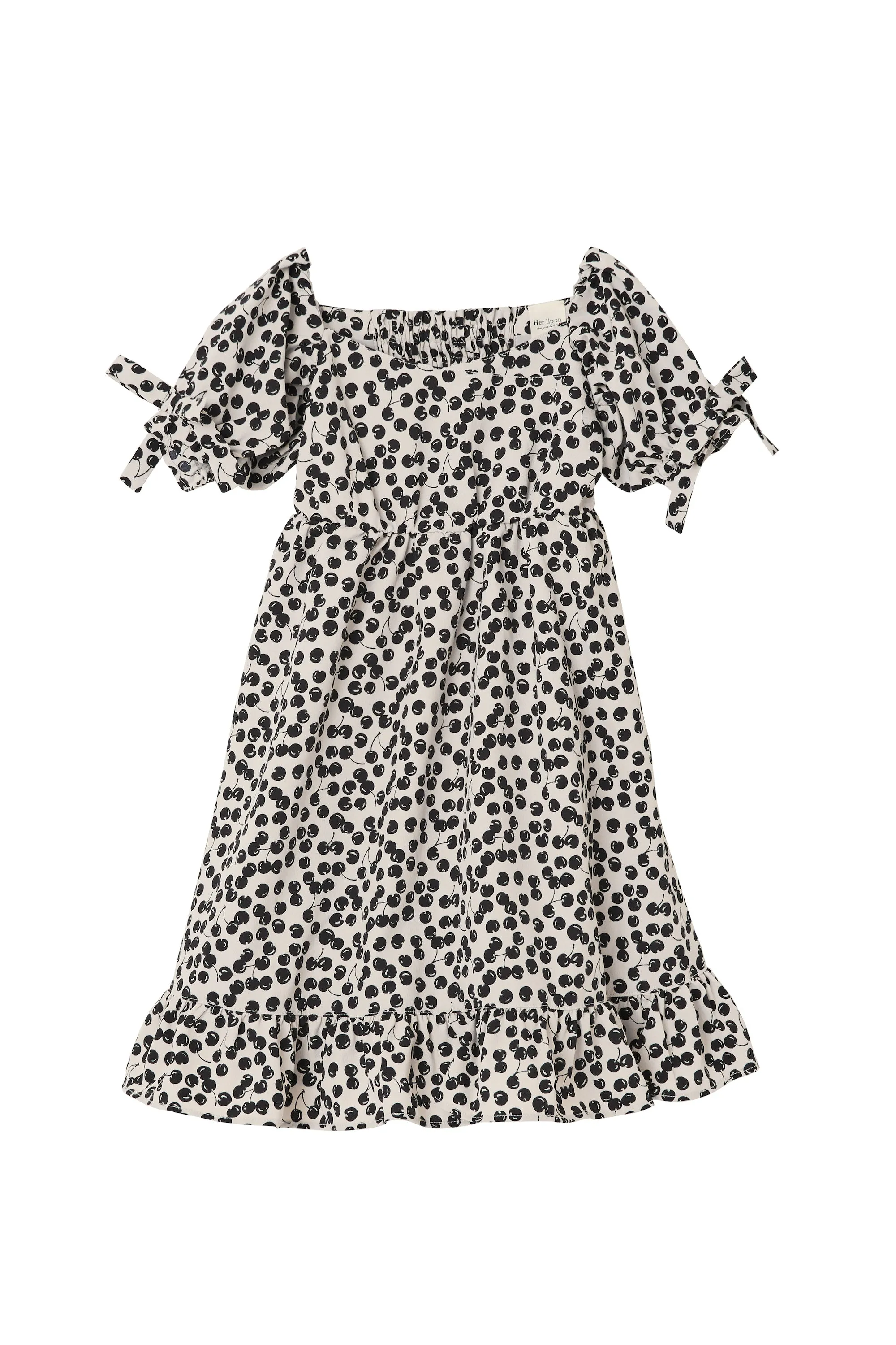 【Kids】Baby Cherry Pattern One-Piece