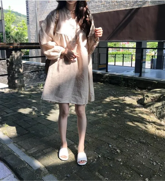 [Korean Style] Denelia Casual Shirt Dress