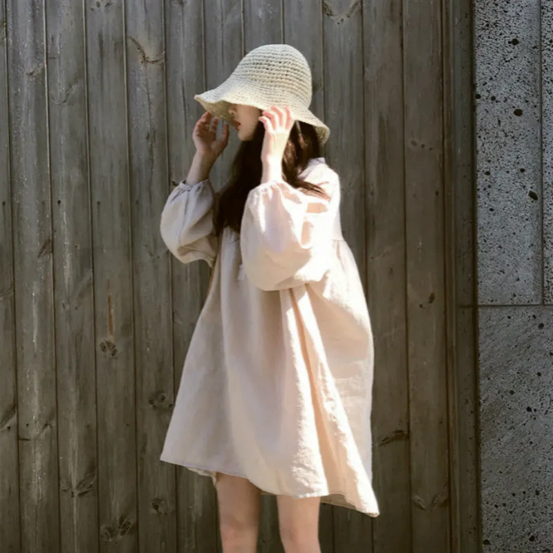 [Korean Style] Denelia Casual Shirt Dress
