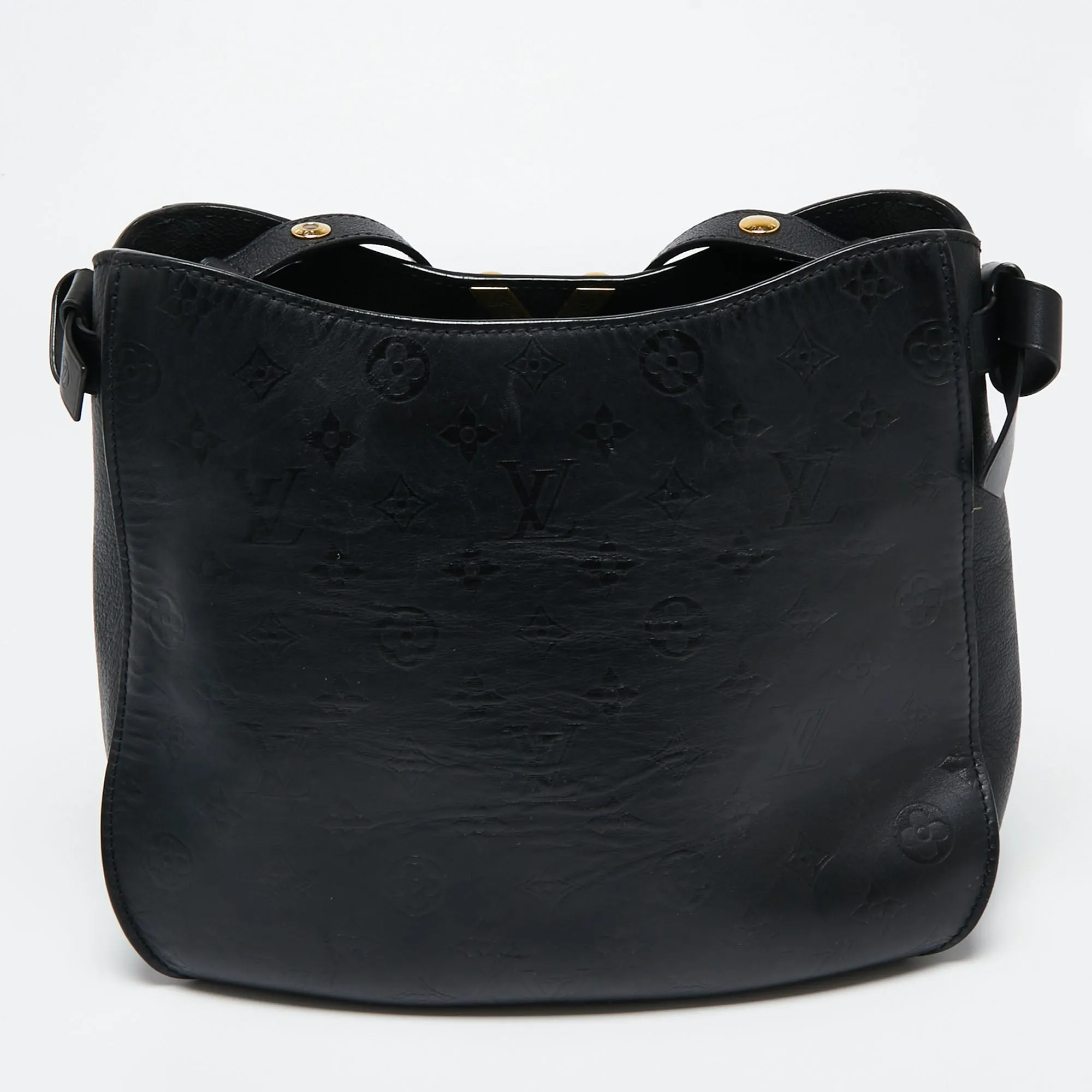 Louis Vuitton Black Monogram Leather Very  Hobo Bag
