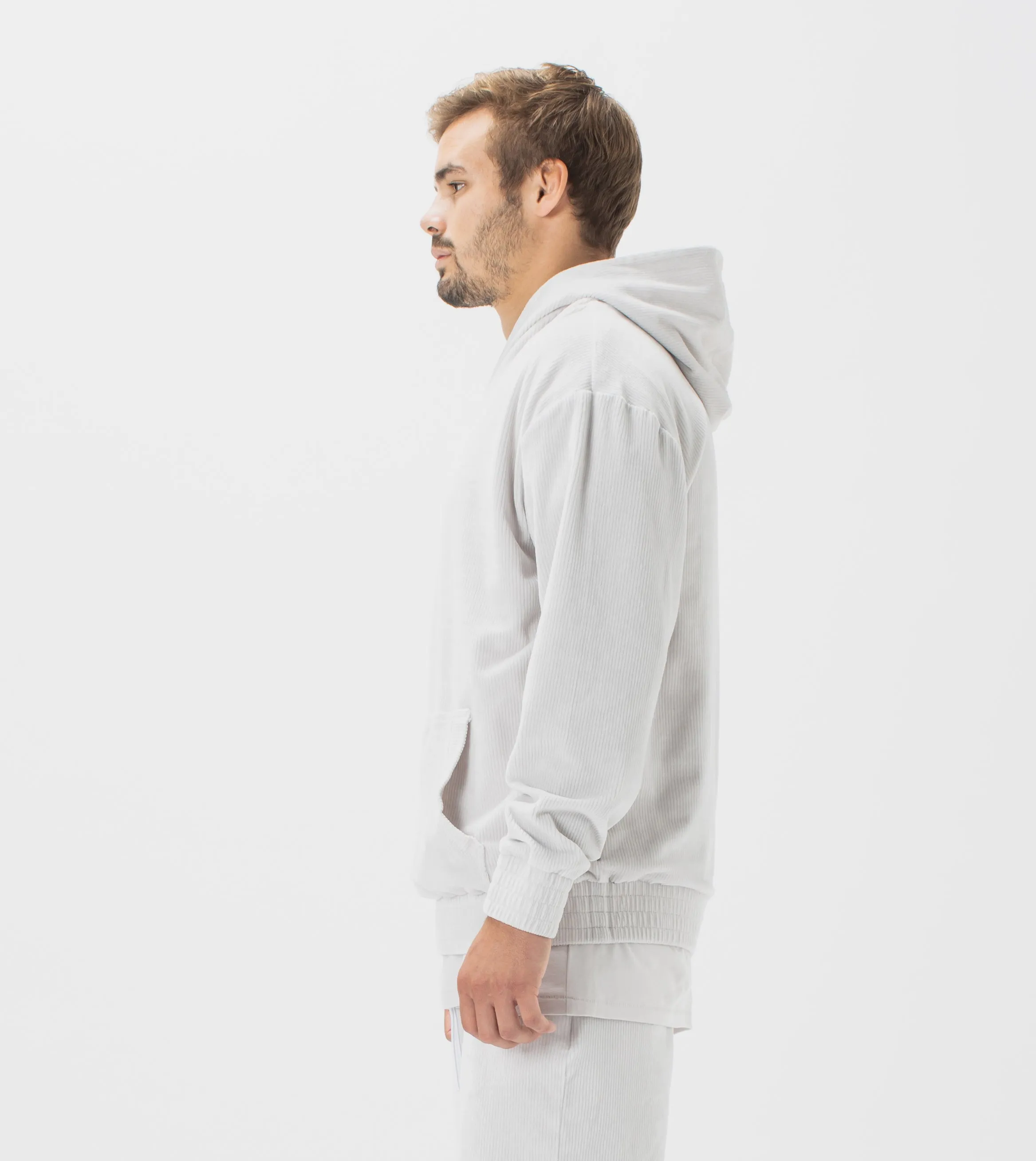 Lowgo Velour Hood Sweat Frost