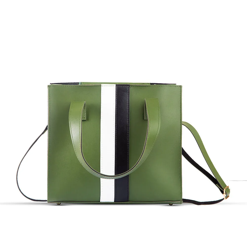LUNA 3 PCS GREEN HANDBAG