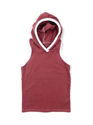 Marsala Retro Hooded Tank